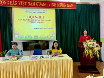 Hội nghị Cán bộ, viên chức, Người lao động năm học 2024-2025